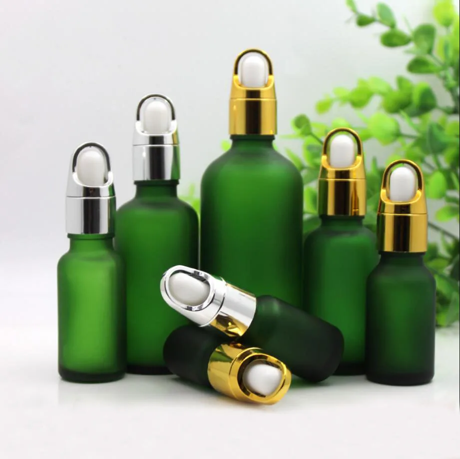 

5ml green/blue/brown/clear glass bottle gold silver basket lid white black bulb essential oil serum moisture liquid skin packing