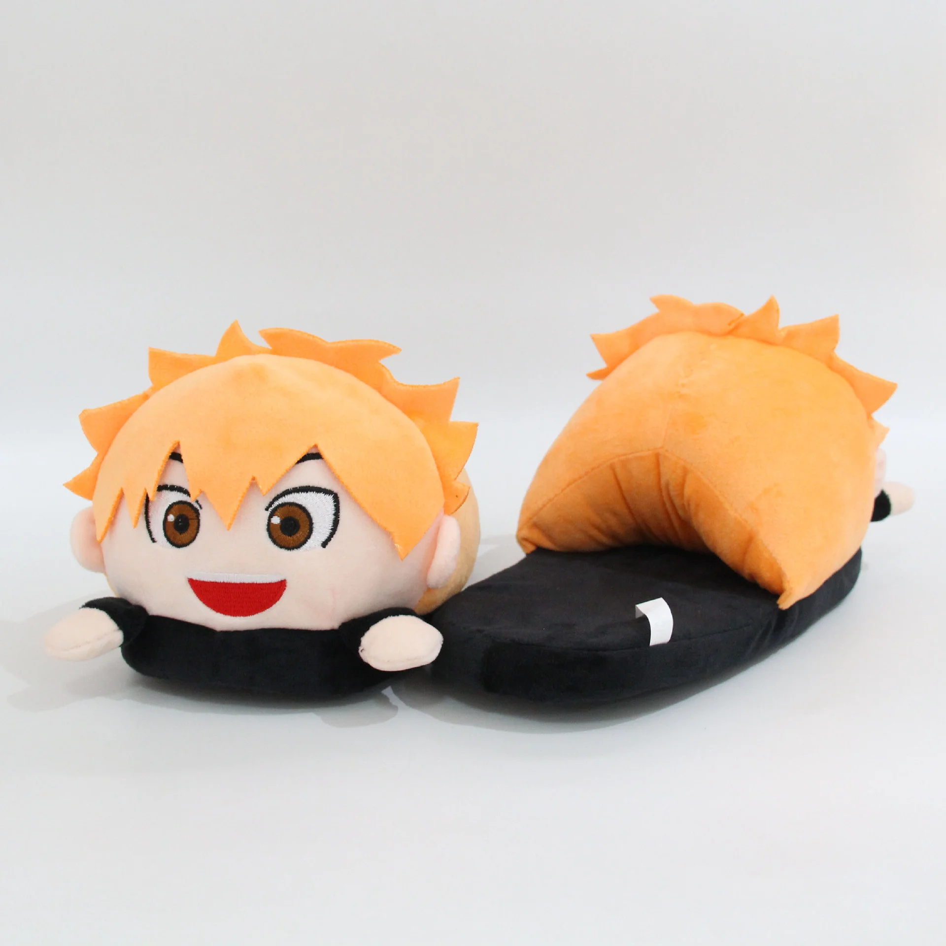 Funny Cartoon Home Slipper Man Women Couple Haikyuu Animation Plush Cotton 28cm Anime Hinata Shoyo Tobio Kageyama Slippers