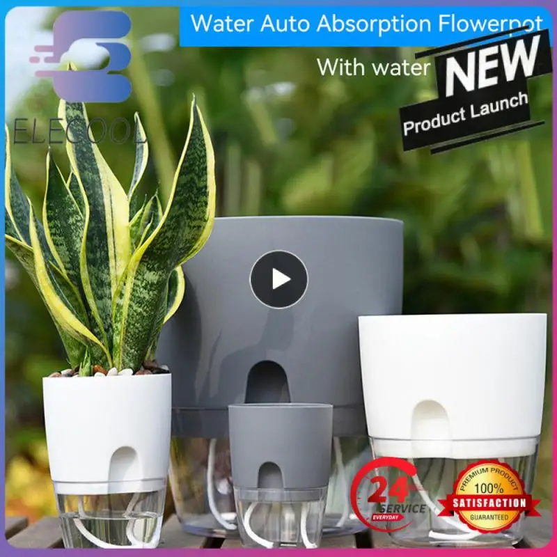 Самополивающийся горшок для цветов гидропонный цветочный дома креативного