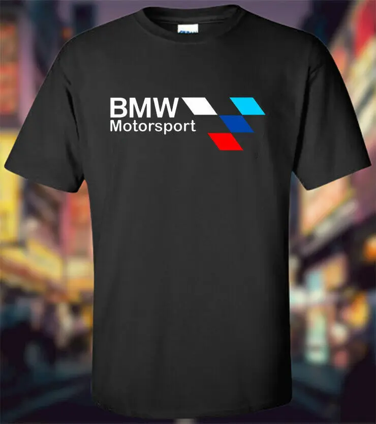 

NEW BMW MOTORSPORT MEN'S logo Black T-Shirt Size S - XXL g