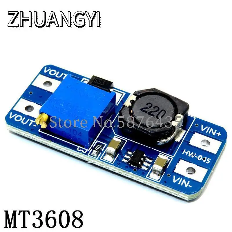 Micro USB 5V 1A 18650 TP4056 фотозарядная плата с защитой + MT3608 2А