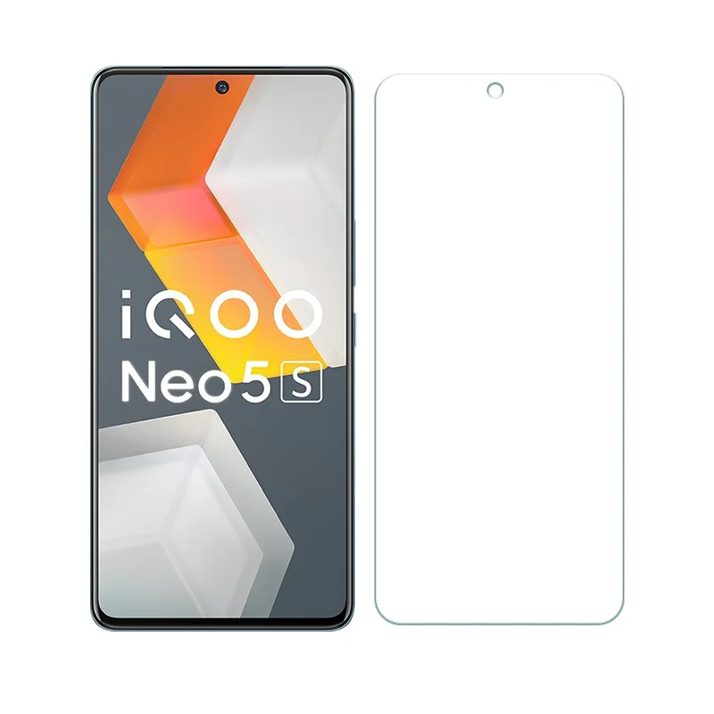2 шт. закаленное стекло для VIVO IQOO NEO 5S IQOO7 X70 X60 T1 защита экрана от царапин 2.5D 9H пленка