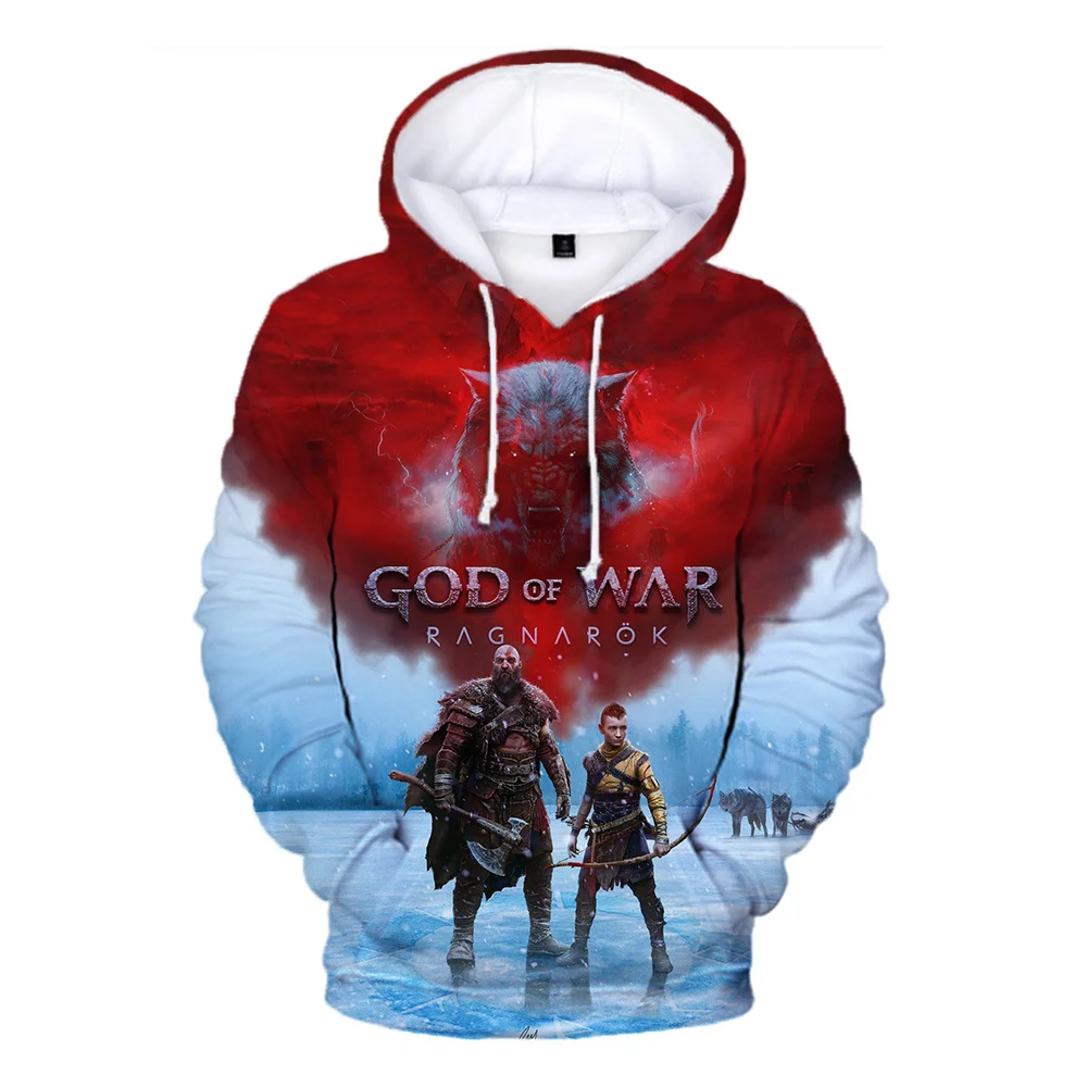 

God of War Ragnarok Print Sweater 3D Hoodie God of War Hoodie Unisex Hoodie God of War Poster Concert Hoodie
