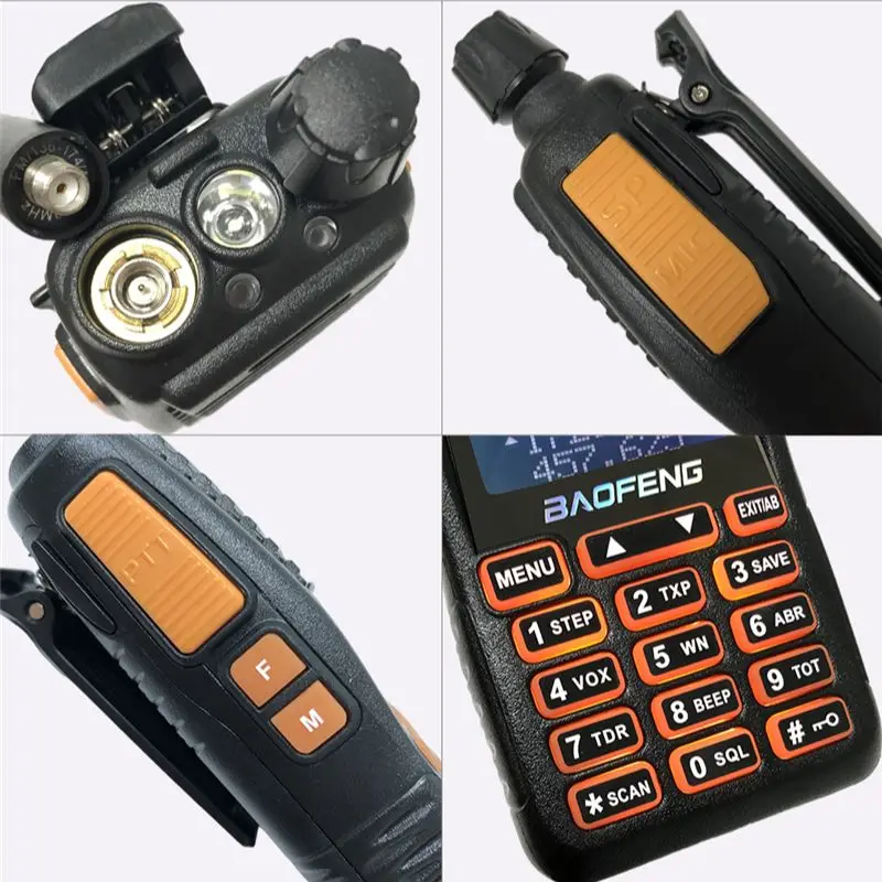 Kup 2 Sztuk 10W BAOFENG GT-5 Wysokiej Mocy Profesjonalne Walkie-talkie Daleki Zasięg Dwuzakresowy CB Ham Uv82 Dwukierunkowe Radio Comunicador Transceive