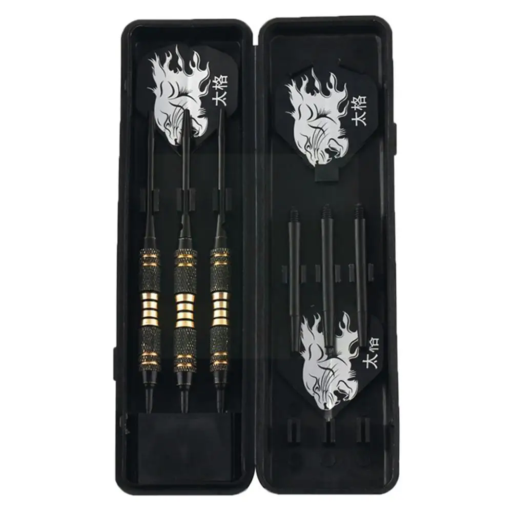 

3pcs/set Professional Black Darts 18g Safty Soft Darts Electronic Soft Tip Dardos For Indoor Dartboard Games V6f9