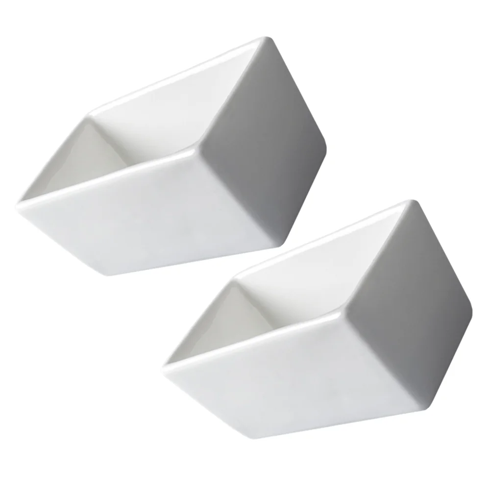 

Sugar Packet Holder Ceramic Container Bowl Bag Tea Coffee Bowls Storage Organizer Sauce Dish Jars Dishes Condimentporcelain Cube