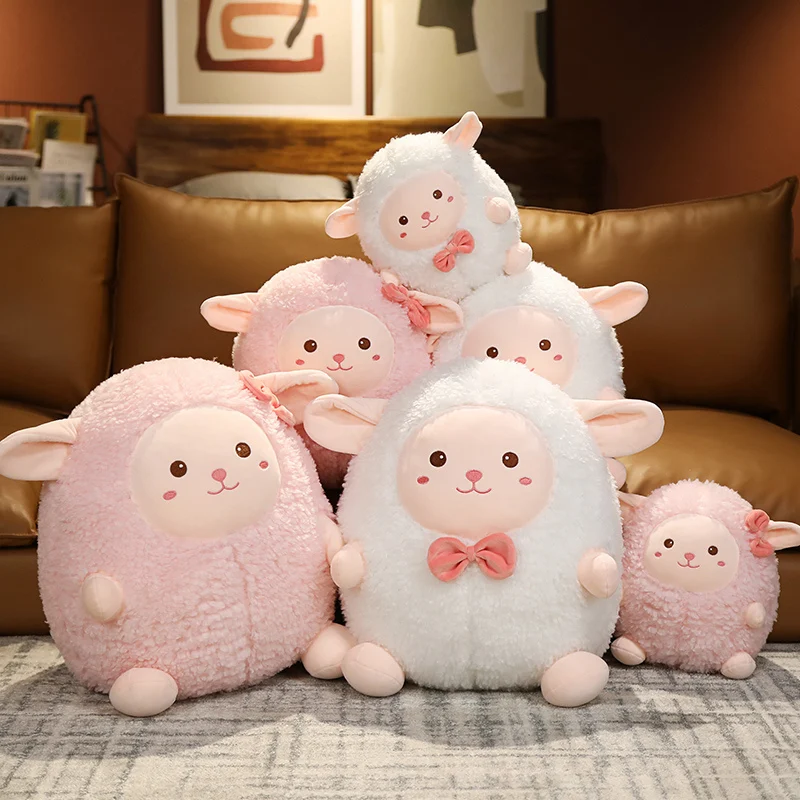 

25-45cm Dreamful Angel Sheep Plush Toys Stuffed Animal Lamb Doll Soft Pillow Baby Kid Girls Kawaii Birthday Gift Room Decoration