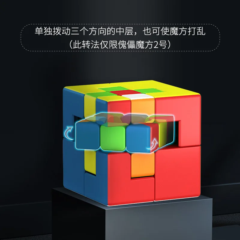 Новый кубик MoYu 2x2 3x3 волшебный Meilong 2x2x2 3x3x3 Кубик микро скоростной головоломка