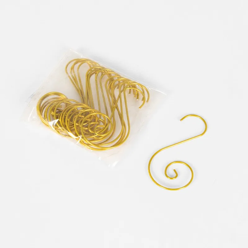 

20 шт., декоративные крючки для ёлки из нержавеющей стали