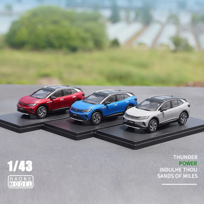 

Diecast 1/64 Scale VW ID.4 CROZZ Model Car SUV Simulation Alloy Play Vehicle Adult Collection Display Gifts for Children