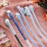 jianwu 500cm cute lace journal decoration pet washi tape creative diy scrapbooking background collage masking tapes stationery