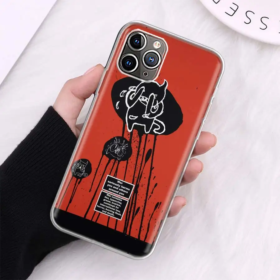 Чехол для телефона Bnad R-Radio Head Apple Iphone 12 Mini 14 13 15 Pro Max 11 X XS XR 16 Plus