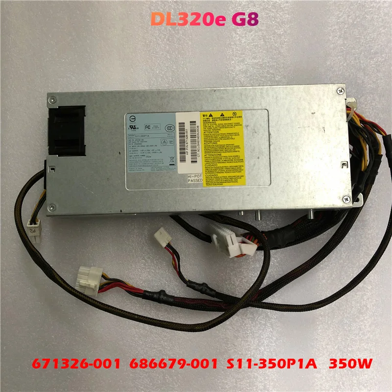 For Server Power Supply DL320e G8 671326-001 686679-001 S11-350P1A 350W 100% Tested Before Shipping