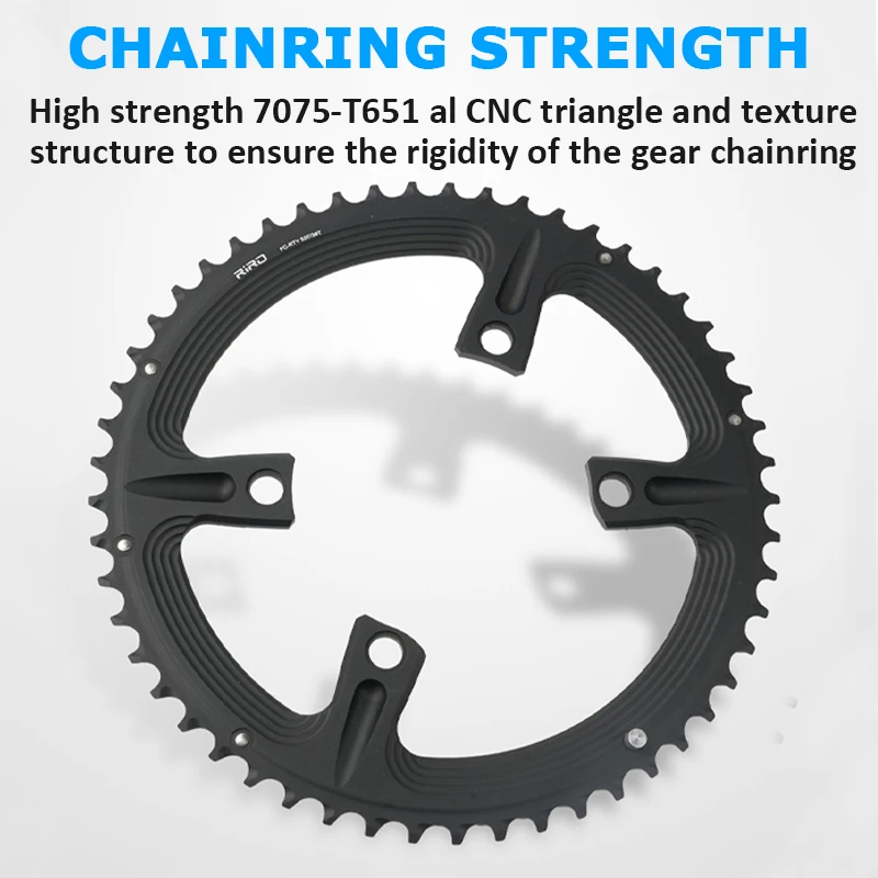 RIRO для 105 FC-R7000/ULTEGRA FC-R8000/DURA-ACE FC-R9100 дорожная звездочка 110BCD 50-34T 52-36T 53-39T BCD110 цепное