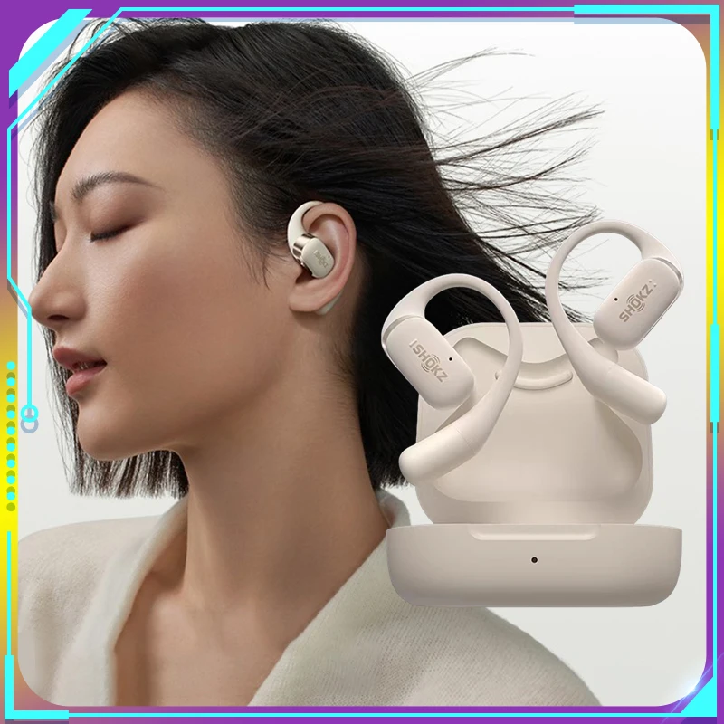 

Original Shokz Openfit Headset Wireless Bluetooth 5.2 Earphone Ip54 Waterproof Ai Call Noise Reduction Non-in Ear Sport Earbuds
