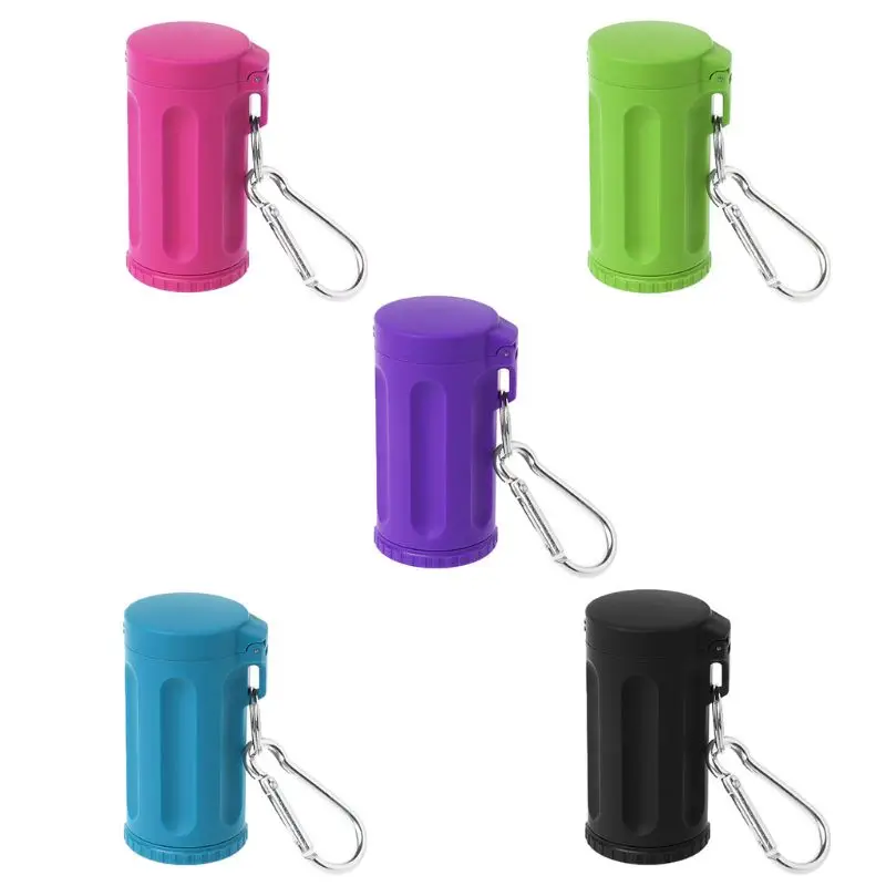 

Portable Mini Pocket Lid Ashtray Windproof Key-chain Outdoor Smoking Accessories R66E
