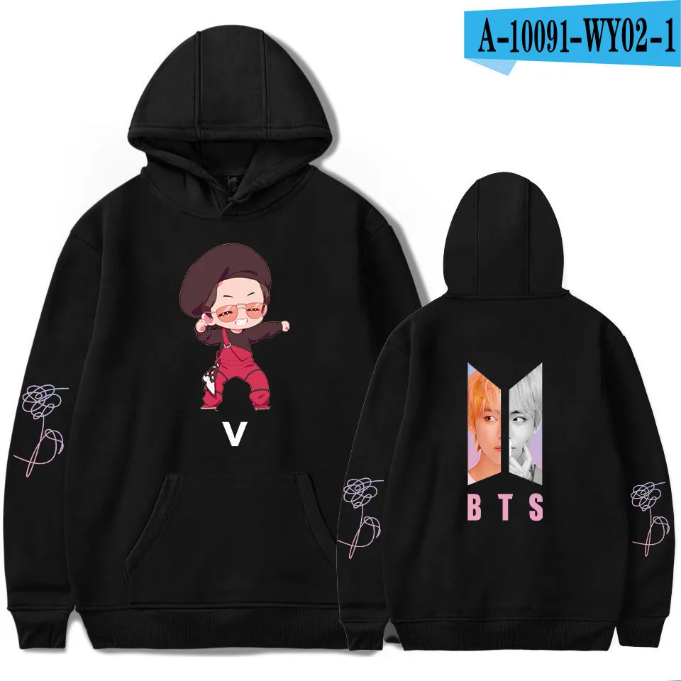 

Корейская звезда пуленепробиваемая мальчик/девочка JK SUGA JIN J-HOPE Толстовка С Логотипом Группы man/женские худи Kpop фанат музыка звезда Idol одежда