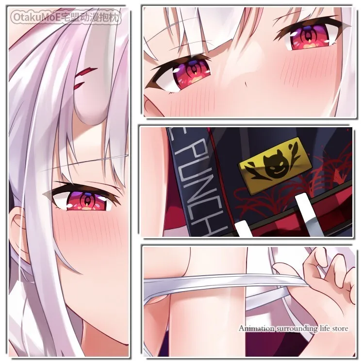 Hololive аниме Vtuber Nakiri Ayame Dakimakura 2WAY обнимающая наволочка для тела косплей японская