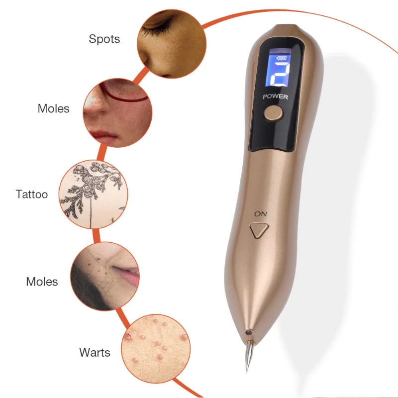 

Newest Beauty Care Laser Plasma Pen Mole Removal Dark Spot Remover LCD Skin Care Point Pen Skin Wart Tag Tattoo Removal Tool