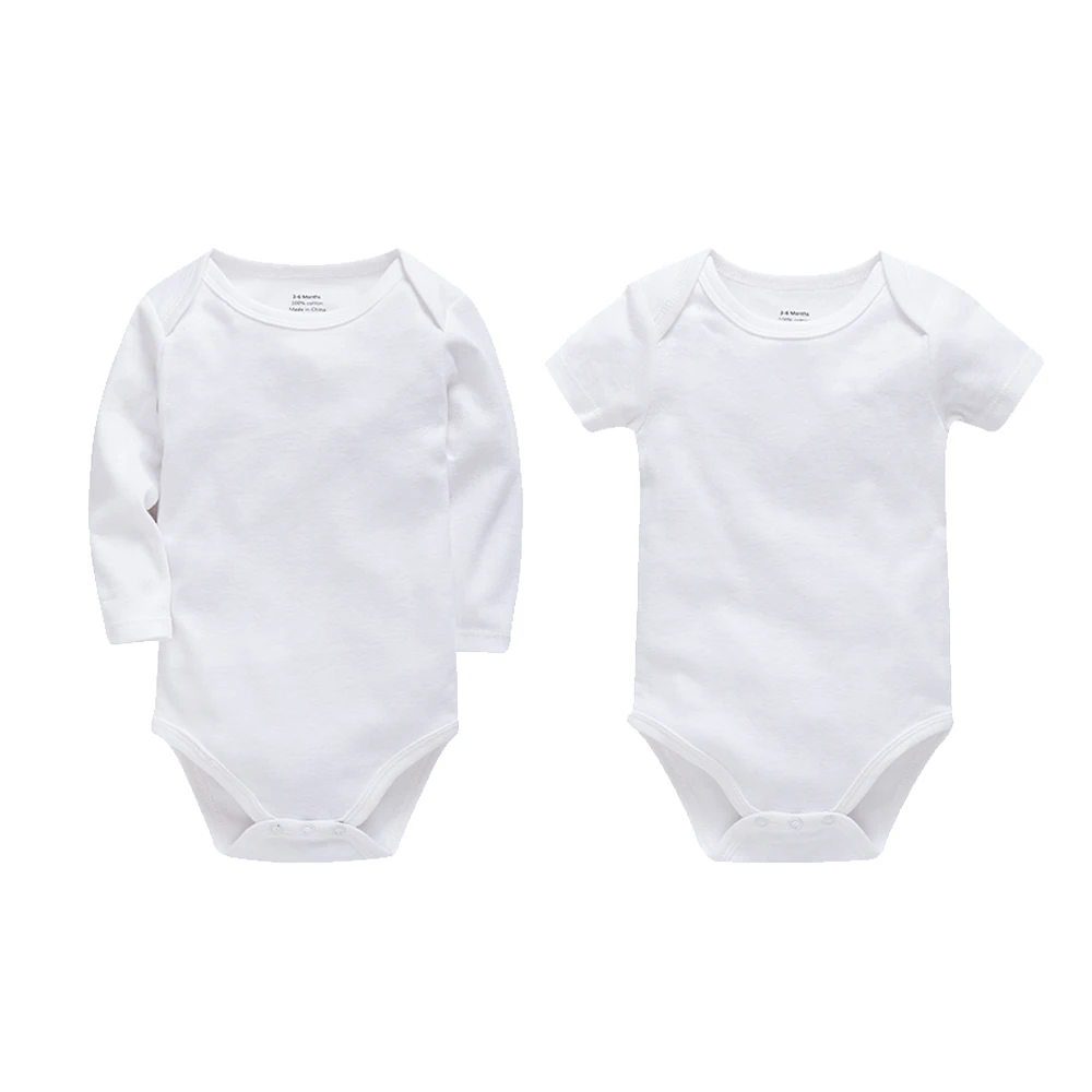 

2 шт., детский хлопковый боди с длинным рукавом и коротким рукавом