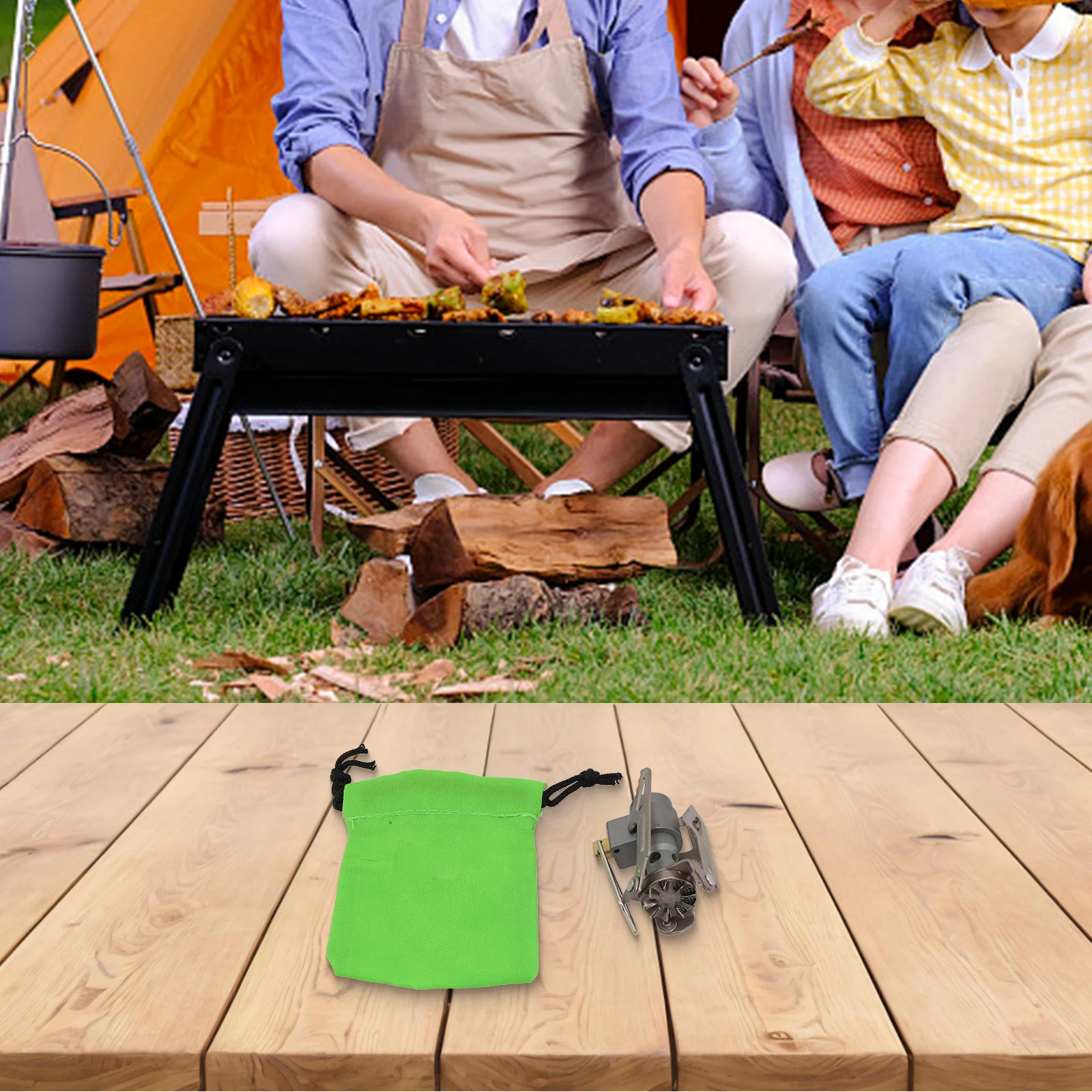 Газовая плита для приготовления пищи на открытом воздухе кемпинга BRS-3000t печь