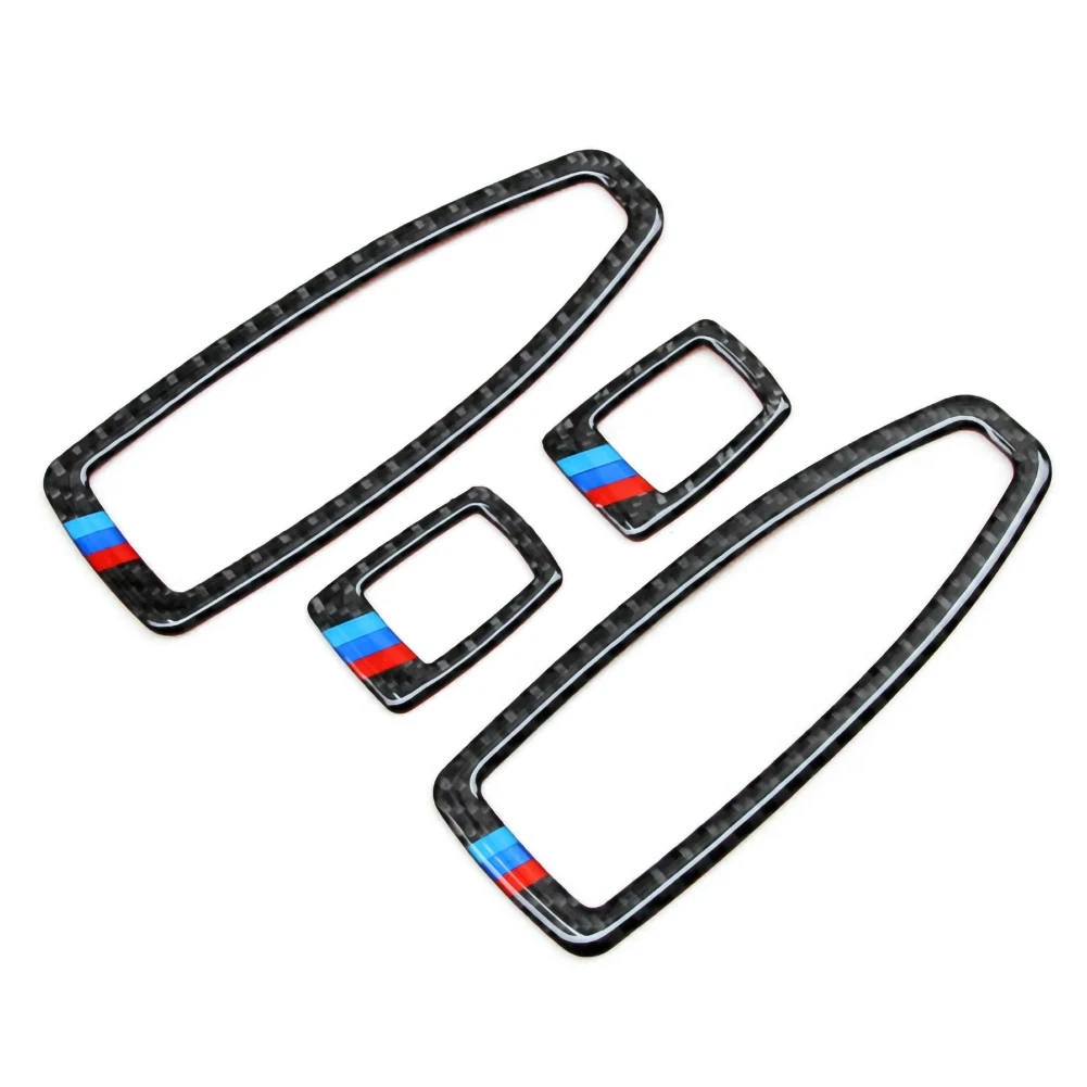 

Рамка переключателя дверей и окон из 4 предметов подходит для BMW F20 F30 F34 f36 F48 1 3 4 серии, декоративная крышка, автозапчасти