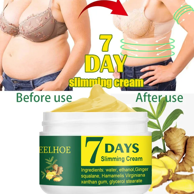 

Ginger Slimming Cream Weight Loss Remove Waist Leg Cellulite Fat Burning Shaping Cream Whitening Firming Lift Body Care Lotion