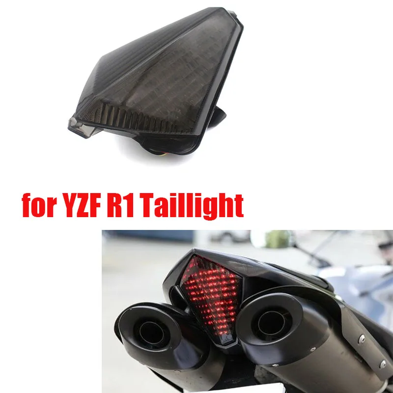 

Motorcycle Rear Tail Light Brake Turn Signal Light for Yamaha YZF R1 2007-2008 Accessories