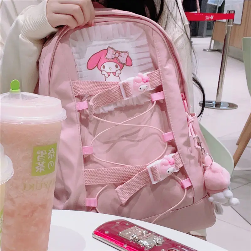 Bags for Women School Backpack for College Students Sanrio Cute Girl's Schoolbag Schoolgirl Backpack Large Capacity Backpack