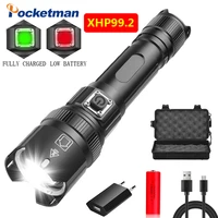 usb rechargeable flashlights zoomable ip68 waterproof torch xhp50xhp99 tactical flashlight for emergency hiking camping