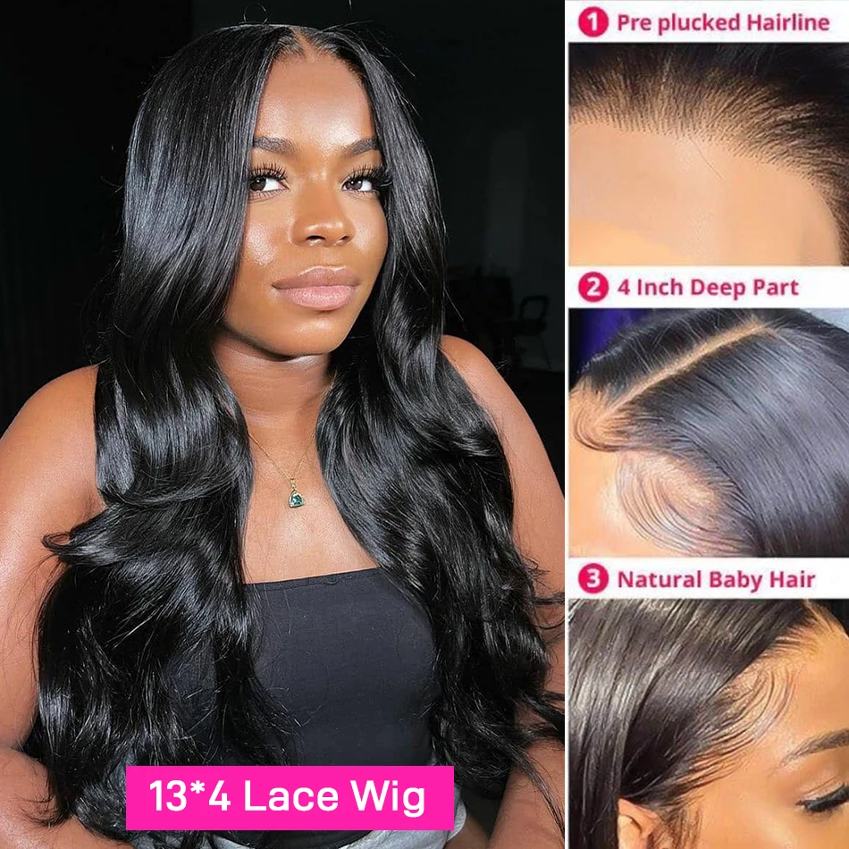 Luvin дешевые 30 дюймов объемные волнистые бесклеевые 220% кружевные передние