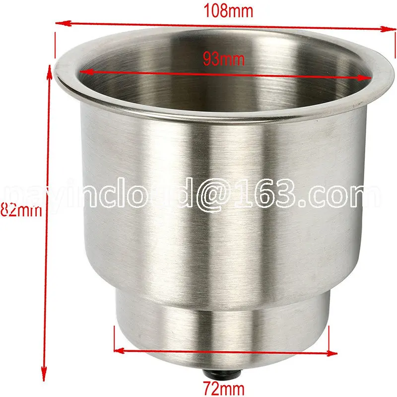 

Оптовая продажа, держатель для стакана из нержавеющей стали высокого качества, держатель для стакана со светодиодной подсветкой