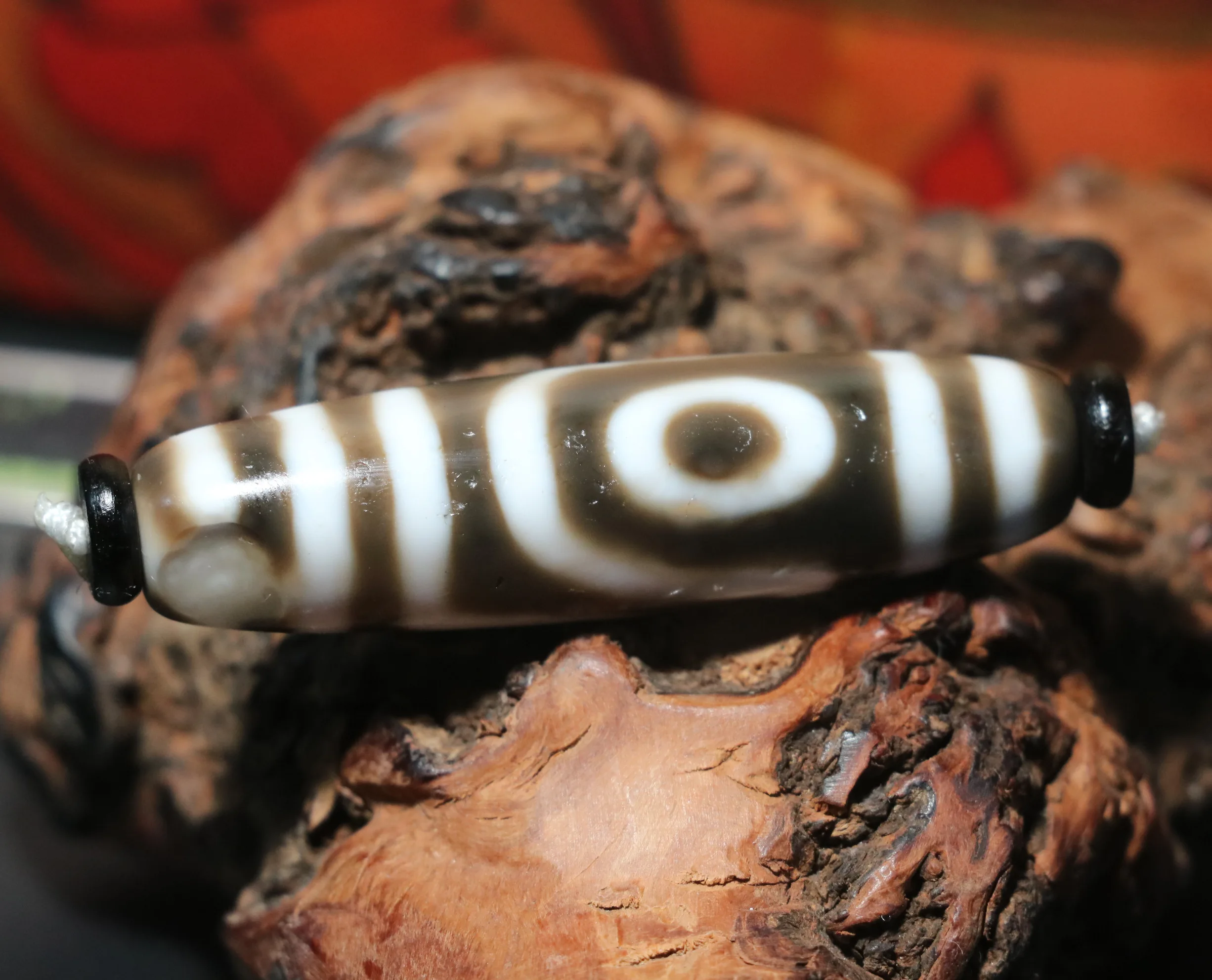 4A ультра энергия Тибетский старый жирный Агат Ruyi 2 Eyed Pure Love Symbol Totem Женская