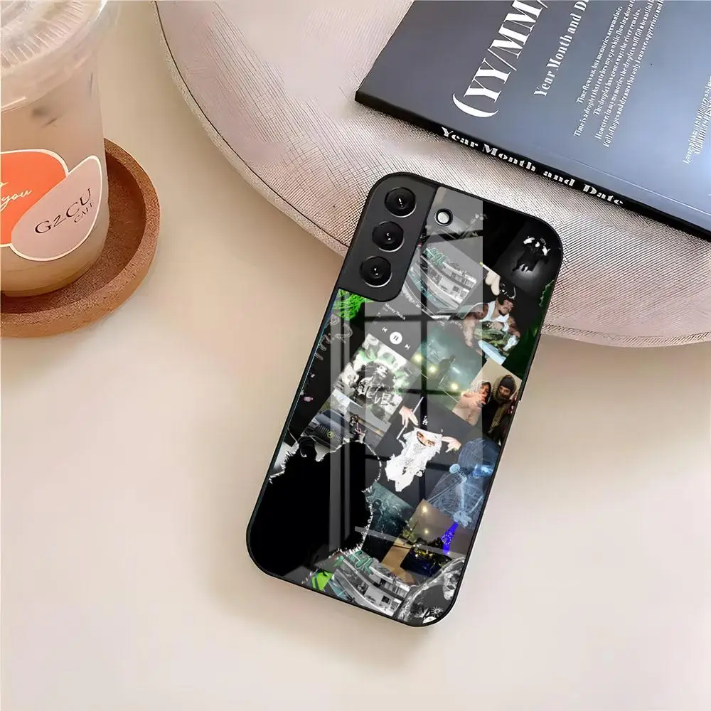 Чехол Yeat Lifestyle для Samsung S26 S25 S24 FE S23 S22 S21 Plus S20 Ultra Note20Ultra, черный, стеклянный (art.: 3920dbde0952f) - 3920dbde0952f