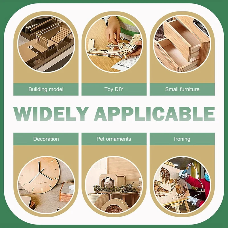 BEAU-Бусиновая доска лист из бусы фанера гладкая ремесленная деревянная для