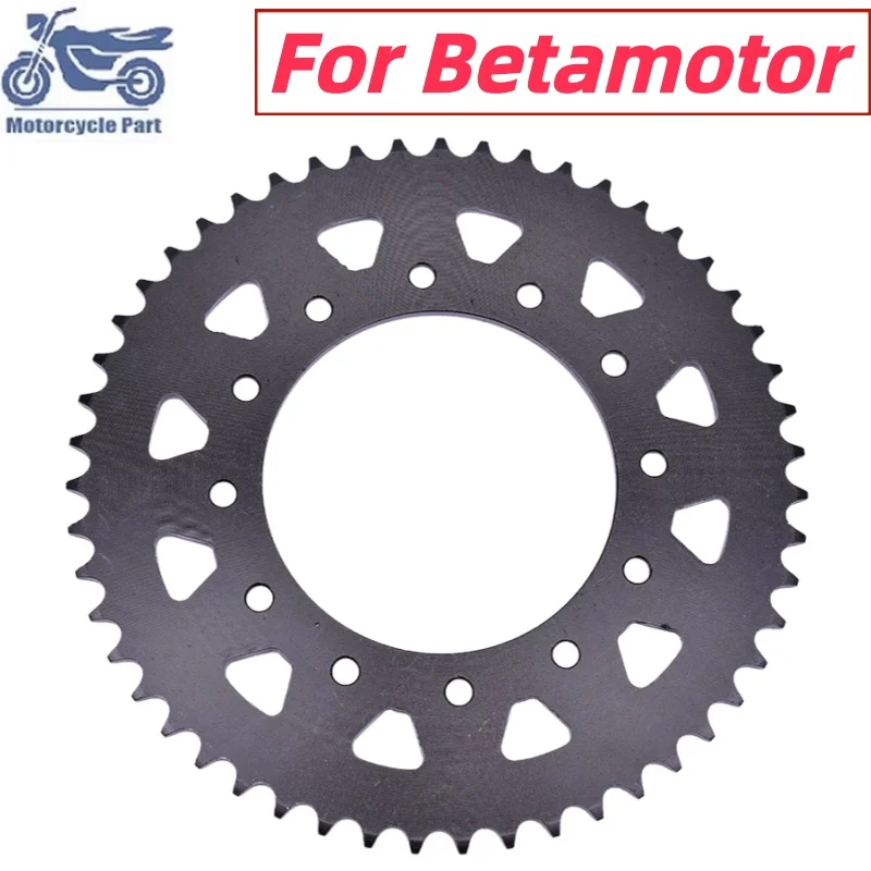 Фото Задняя звездочка мотоцикла 520 51T для Betamotor 125 200 250 300 350 390 400 430 450 480 RR 2T S RS 2018 2019 2020 2021 2015 2016 №1