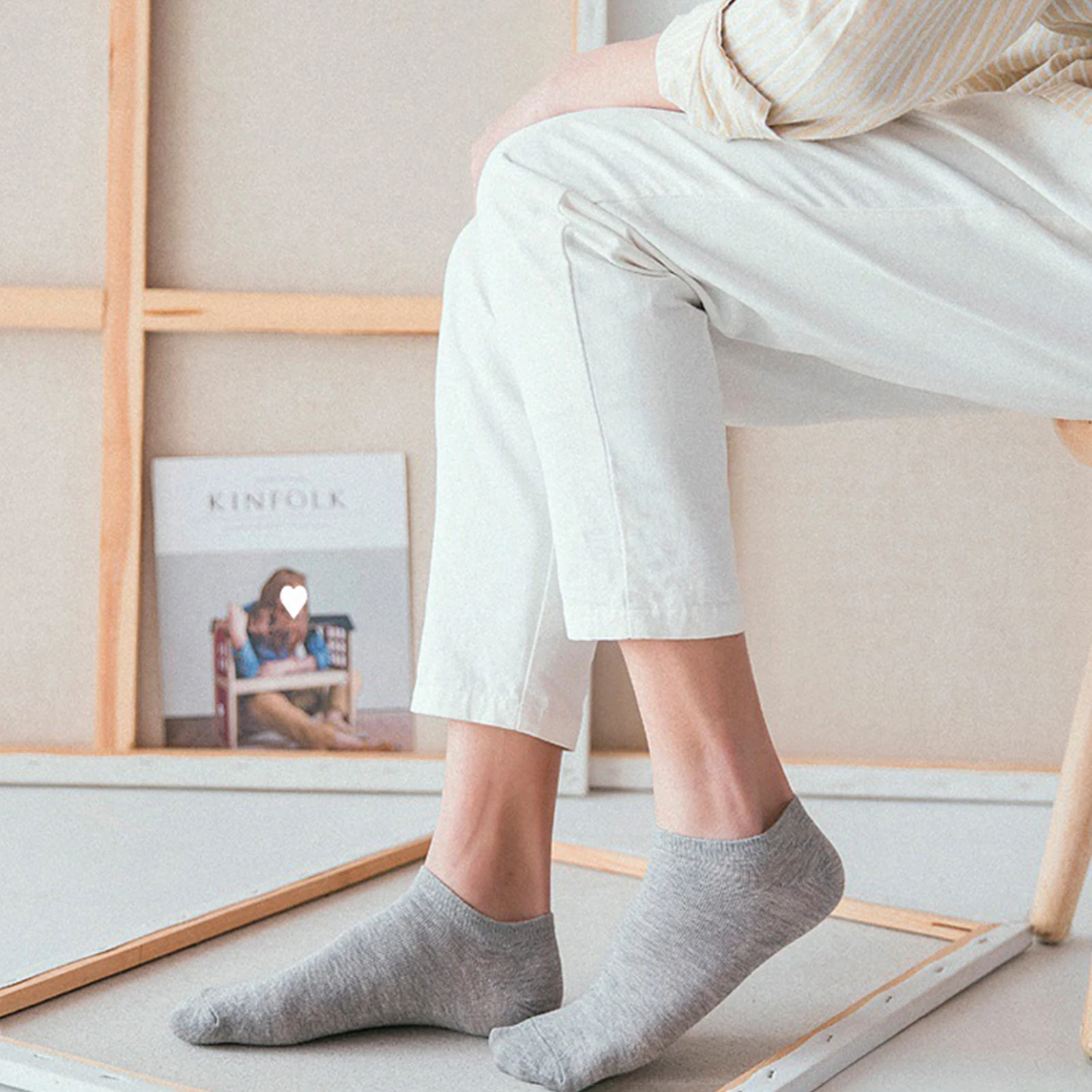 

Носки мужские с подушкой, тонкие Нескользящие, из хлопка, для бега, ходьбы, работы, 24 пары, d88