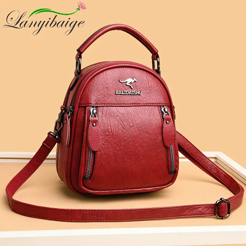 

Shoulder For Leather Multi-pocket High New PU Bags Ladies Women Messenger Crossbody Bag Casual Soft Quality 2022 Bags