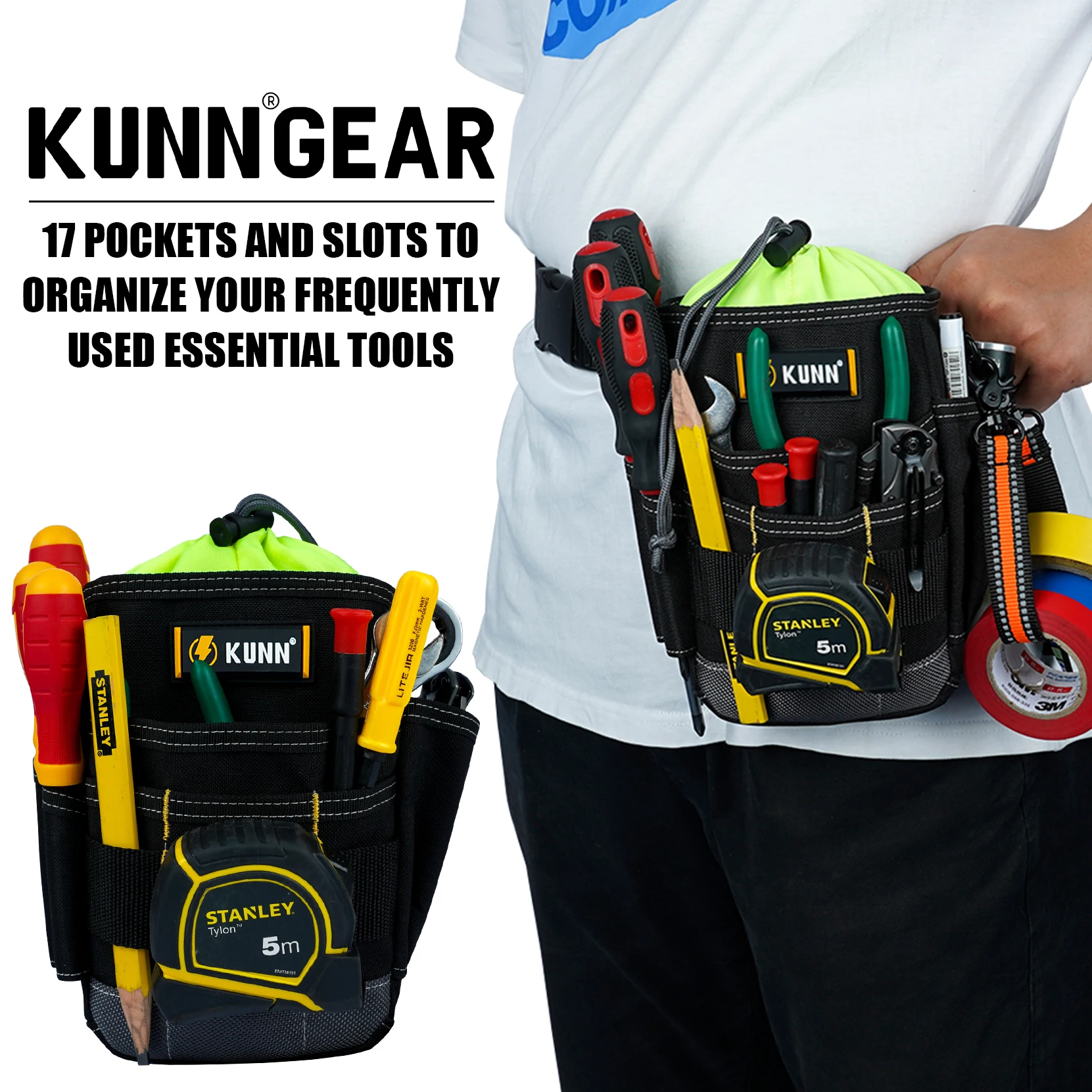 Сумка для инструментов с пряжкой ремня-регулируемый ремень 1 5 дюйма/наплечный