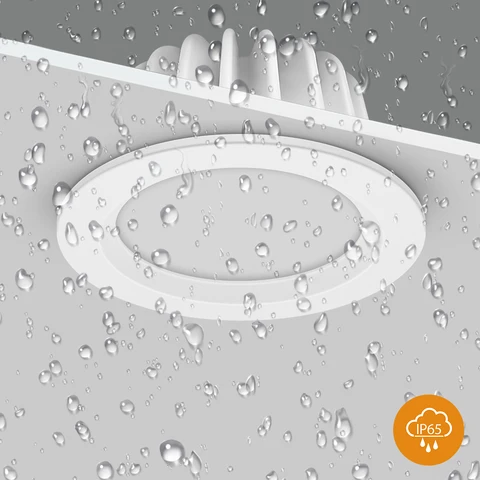 [DBF]IP65 Водонепроницаемый Светодиодный точечный светильник 5 Вт 7 Вт 9 Вт 12 Вт 15 Вт круглое/квадратное потолочное утопленное пятно для ванной комнаты Точечный светильник 3000 К/4000 к/6000 К