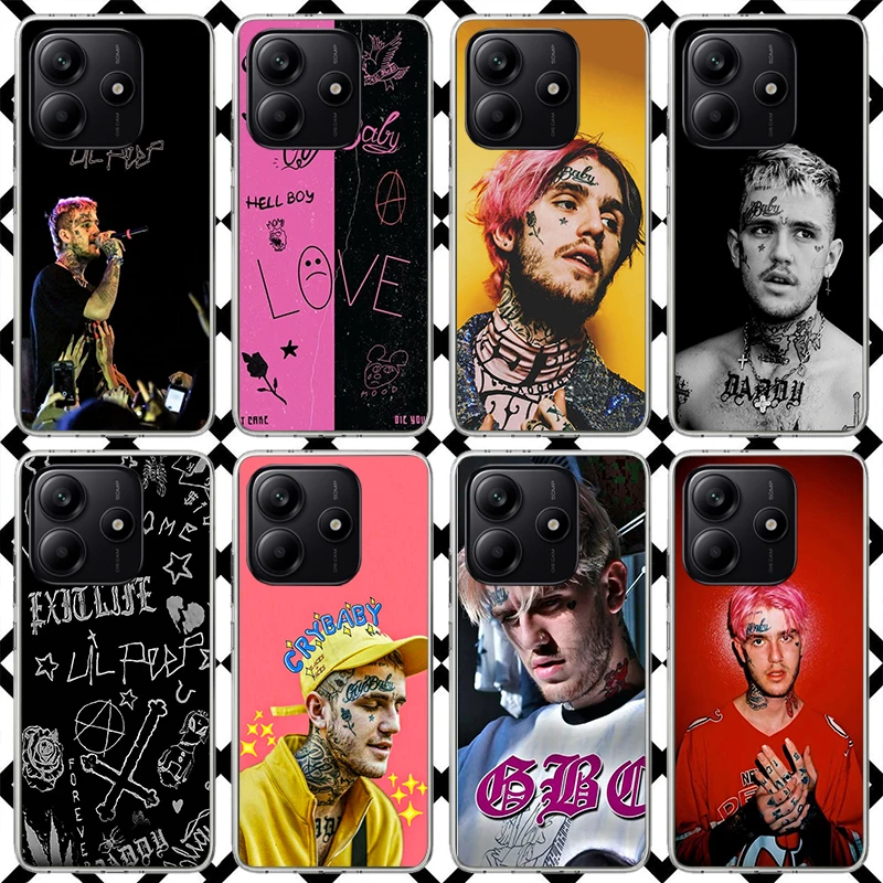 Фото Чехол для телефона Lil Peep Hellboy Love для Xiaomi Redmi Note 15 14 14S 13 12 12S 11 Pro Plus 11E 11T 11S 10S 5G, мягкий чехол Fundas Redmi №1