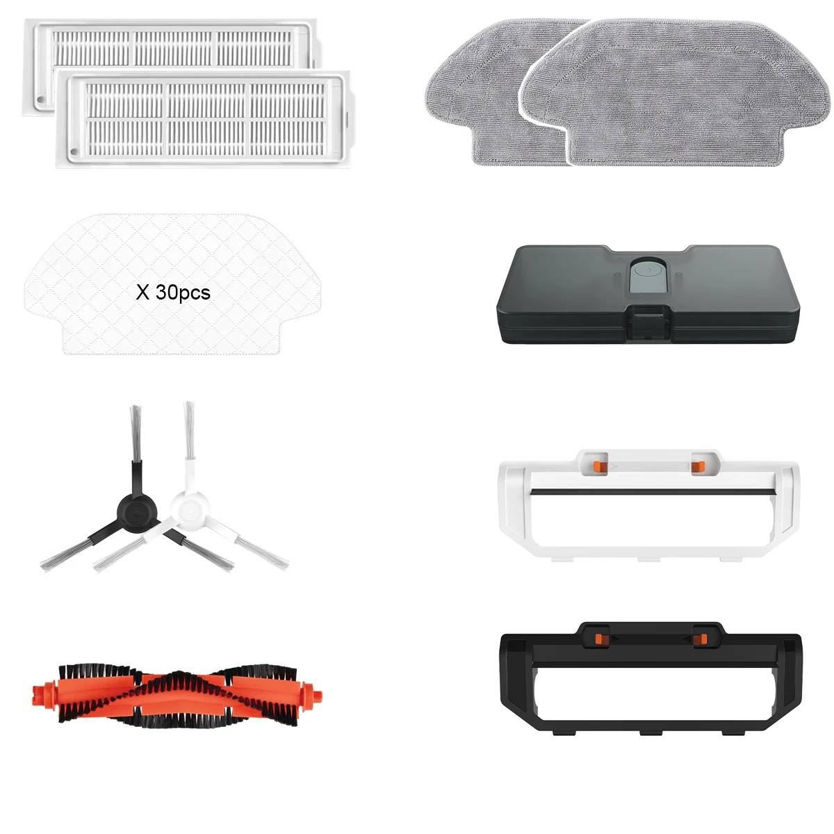 

Original Xiaomi Mijia STYTJ02YM Robot Vacuum Cleaner Parts from Xiaomi Youpin Main Brush Hepa Filter Roller Brush Original
