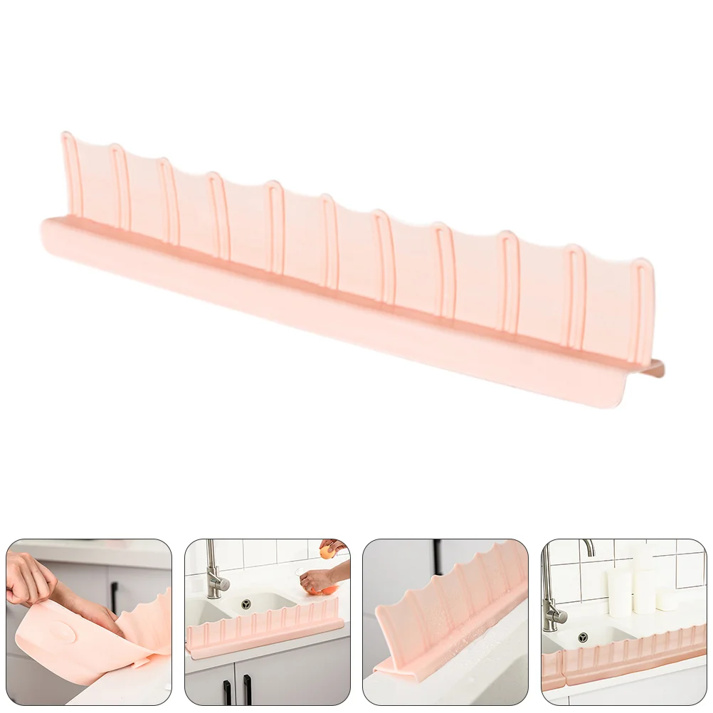 

Kitchen Sink Splashing Guard Kitchen Sink Baffle Board with Suction Cups