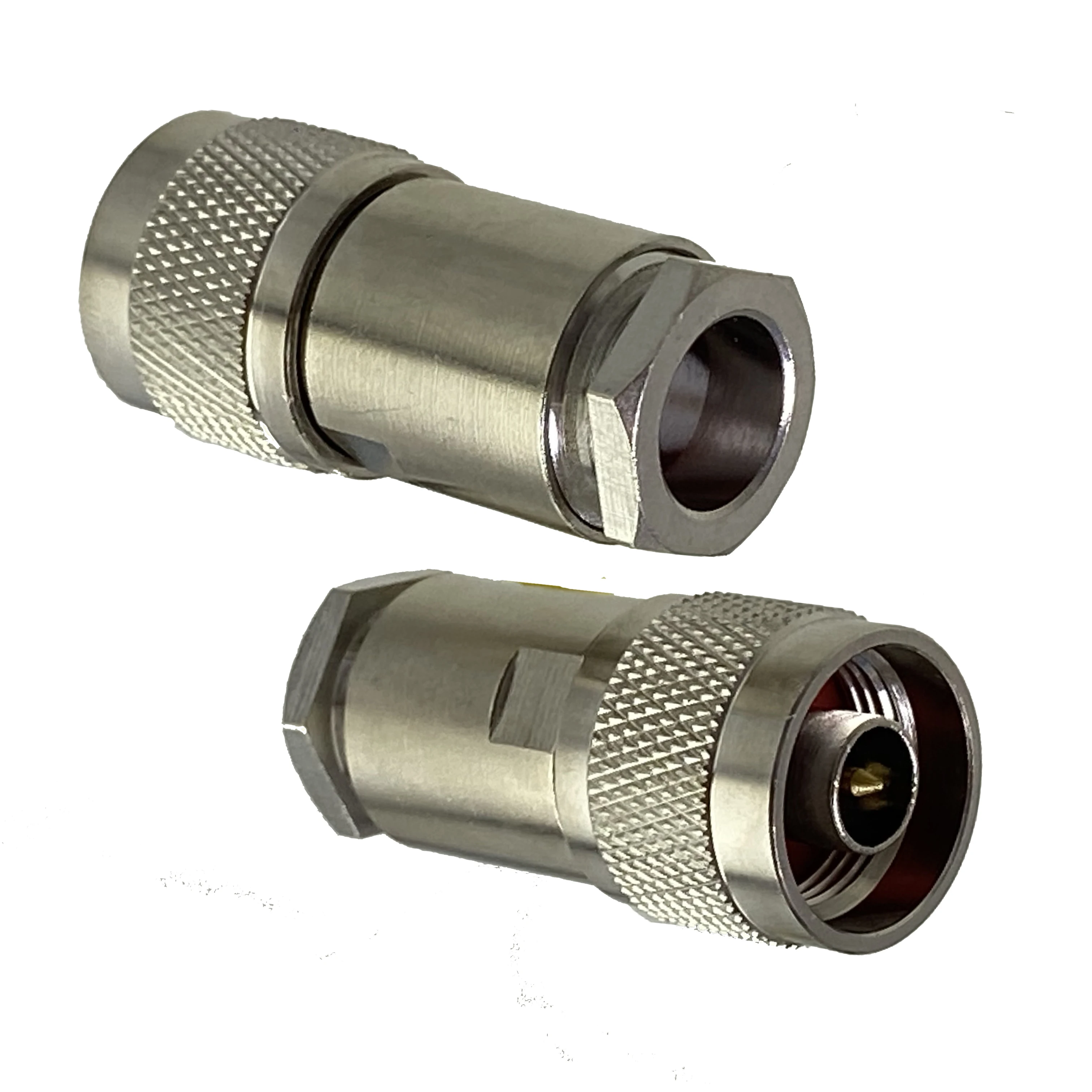 

1pcs Connector N Male Plug Clamp RG8 LMR400 RG213 RG165 RG393 RF Coaxial Adapter Wire Terminals Straight New Brass