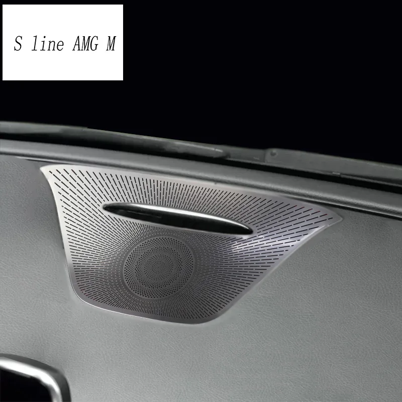 

Car Styling Audio Speaker For Mercedes Benz A GLA CLA Class W176 X156 C117 Dashboard Loudspeaker Cover Sticker Trim Accessories