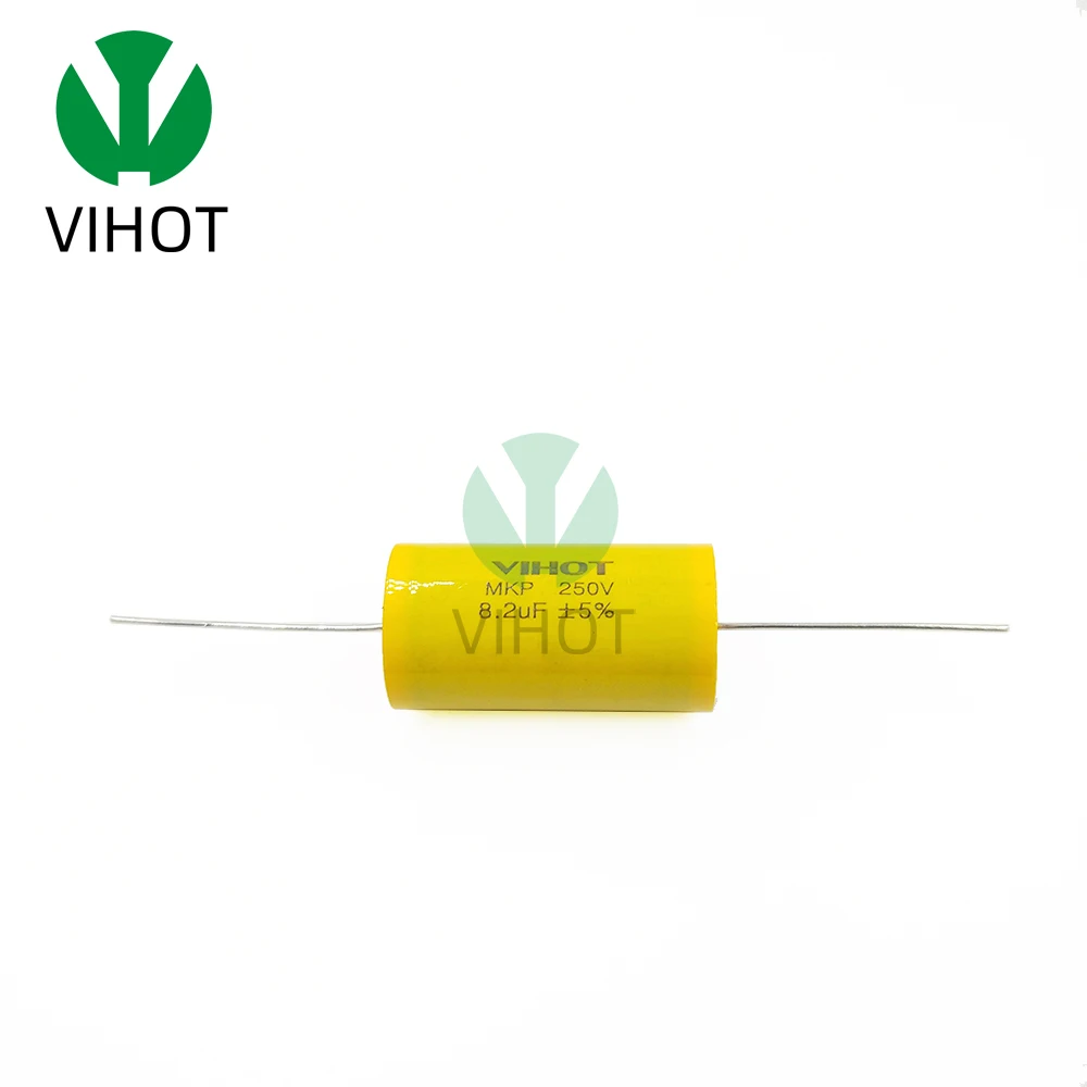 Аудио конденсатор VIHOT 1 шт. 250 В постоянного тока Audiophiler Axial MKP 8 2 мкФ для HIFI DIY