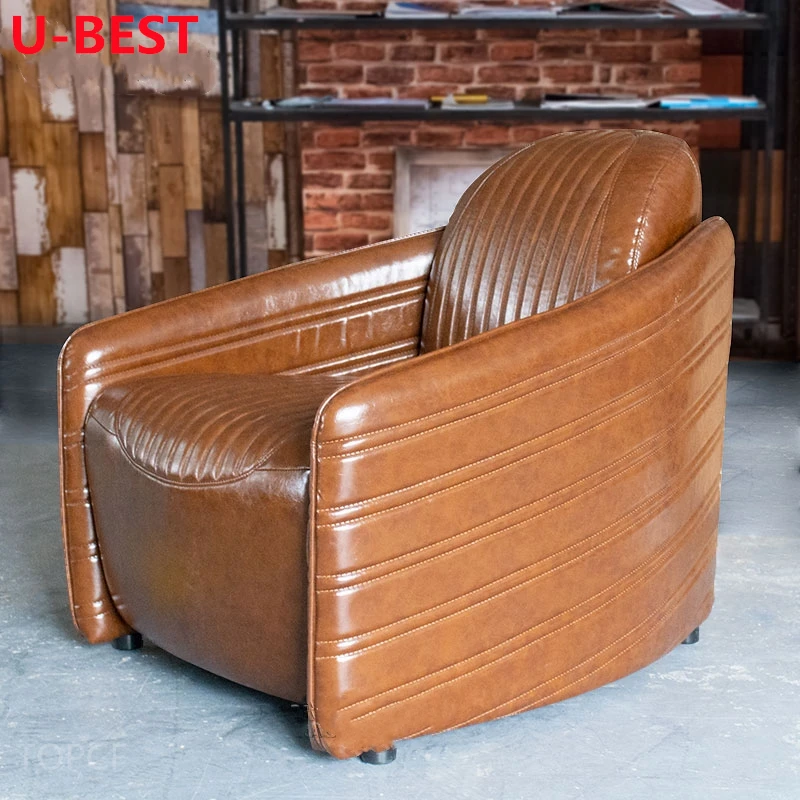 S For Sale Tan Distressed Leather Hotel Club Chairs Mid Century Best Leather Reclining Chair