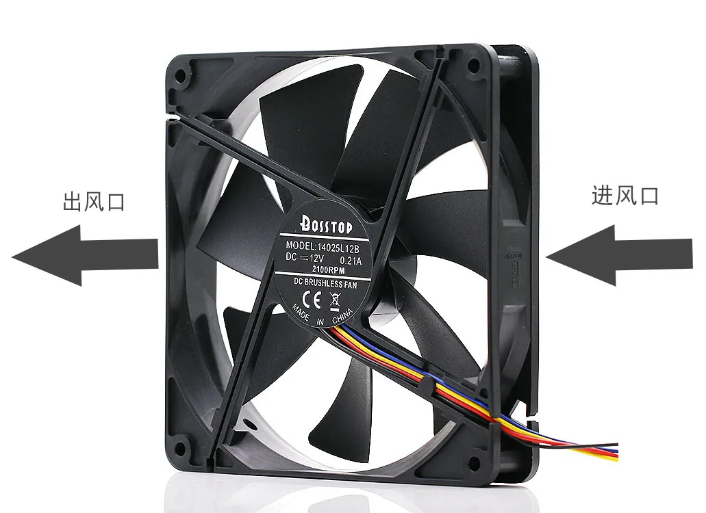 Регулировка скорости 14 см корпус настольного компьютера хост-радиатор 12 В