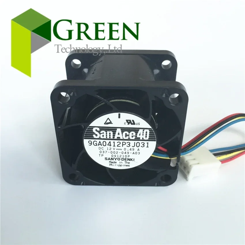 НОВЫЙ серверный вентилятор Sanyo San Ace 40 4028 мм 40X40X28 большой ветер охлаждающий 12 В 0 49 А