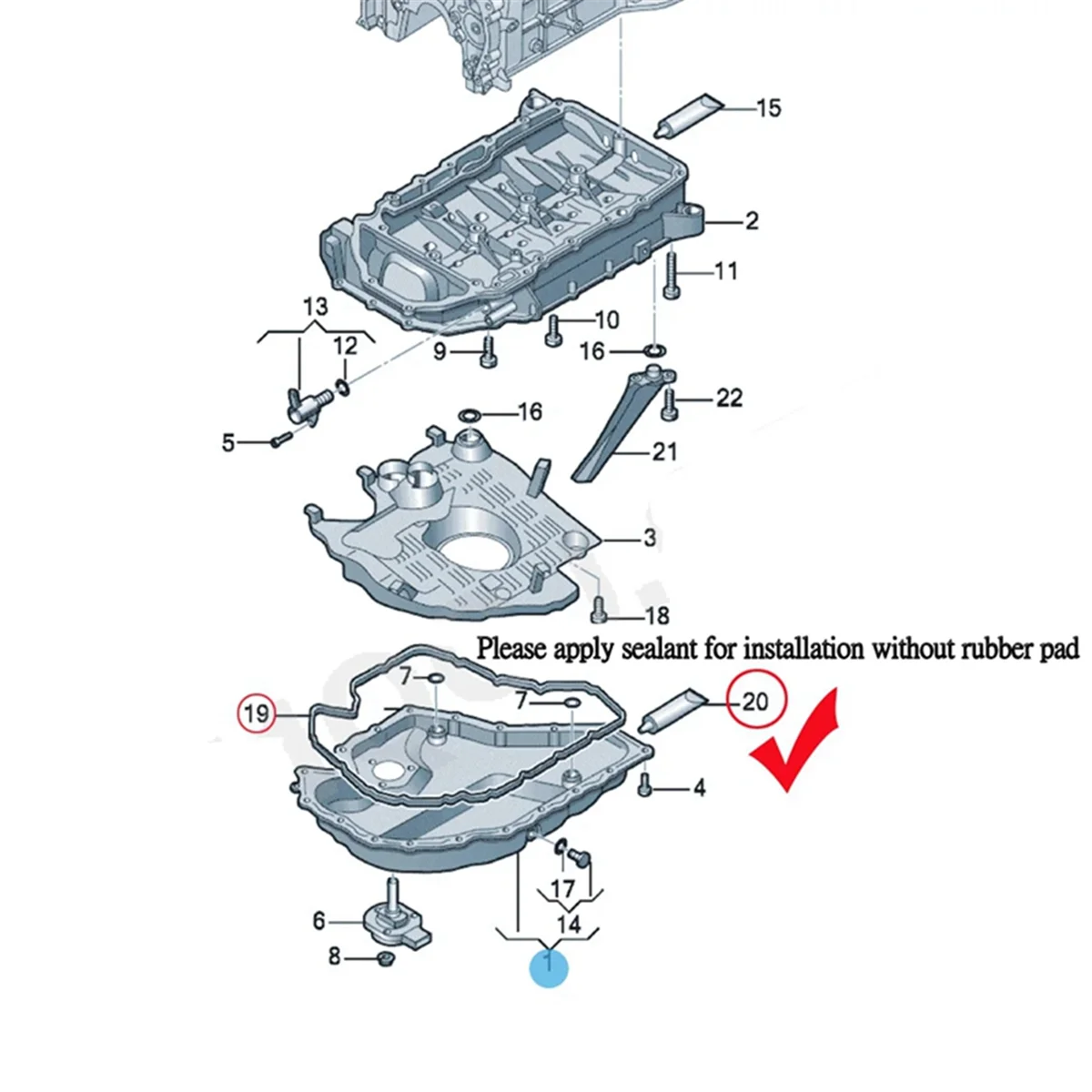 Автомобильная поддон для трансмиссии отработанного масла алюминиевая